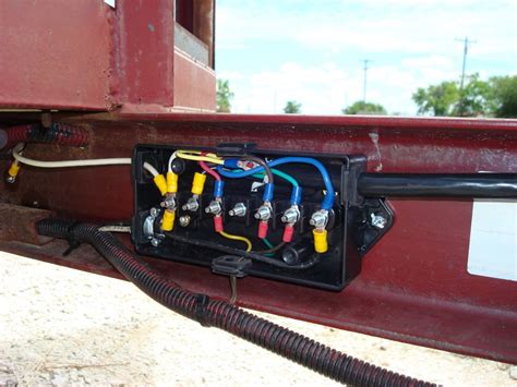 bumper trailer 6 way junction box|spectro trailer wiring box.